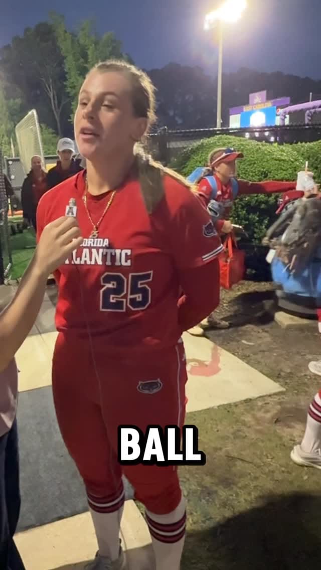 Post 7 by Florida Atlantic Softball on Instagram (video)