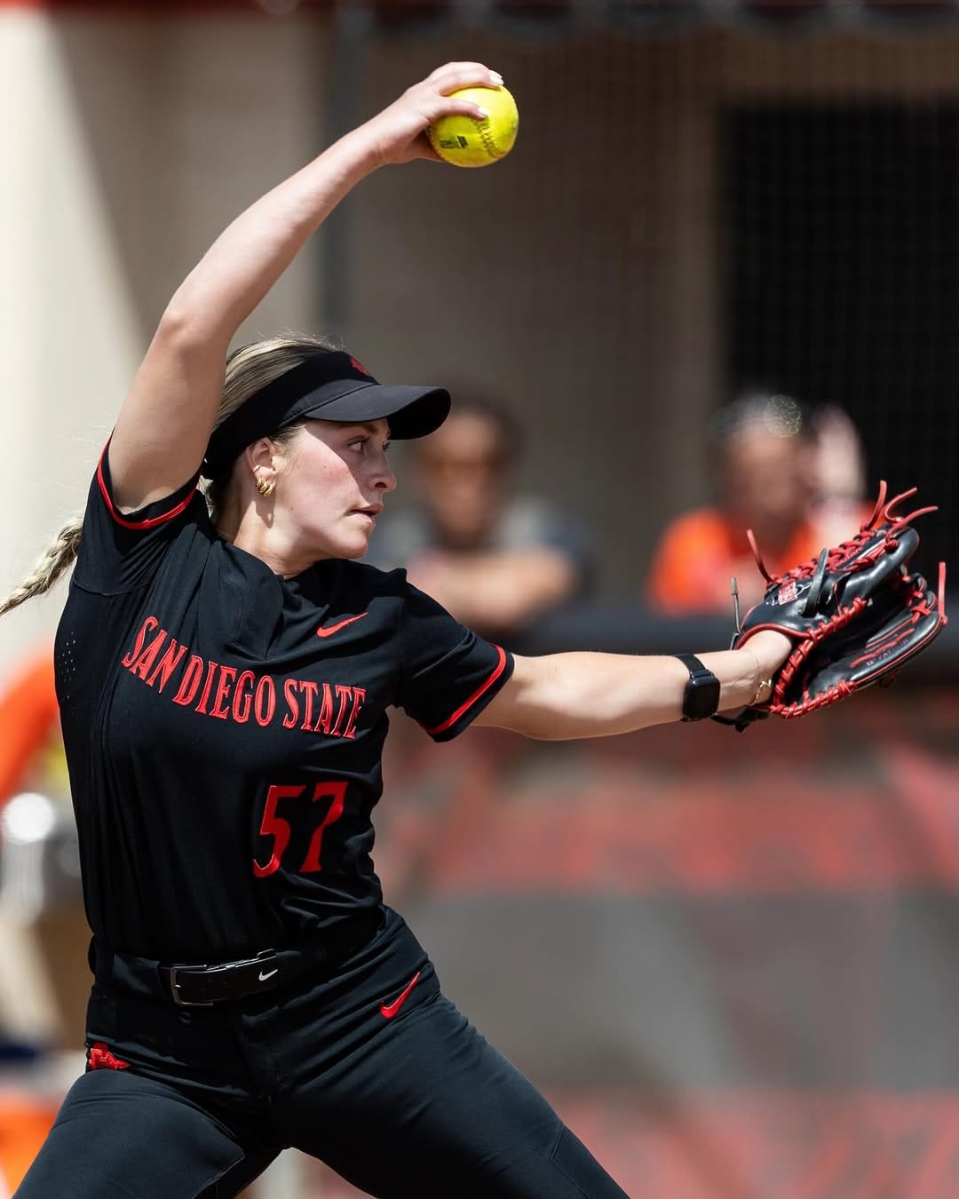 Post 8 by SDSU Aztec Softball on Instagram (carousel)