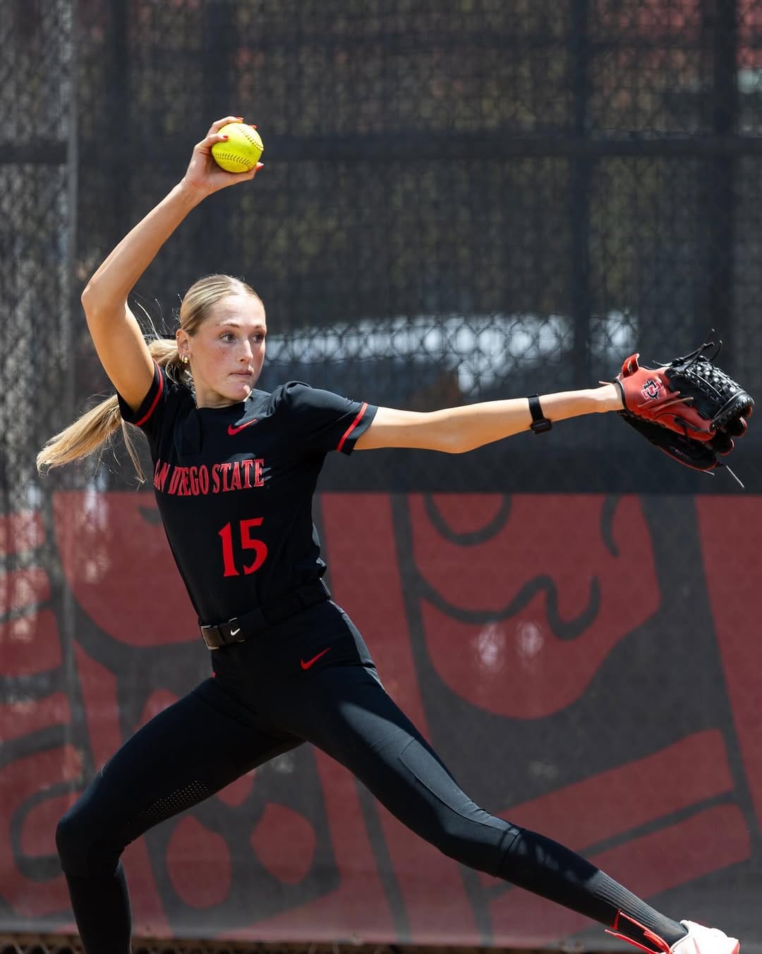 Post 7 by SDSU Aztec Softball on Instagram (carousel)