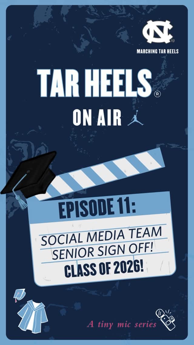 Post 6 by UNC Bands on Instagram (video)