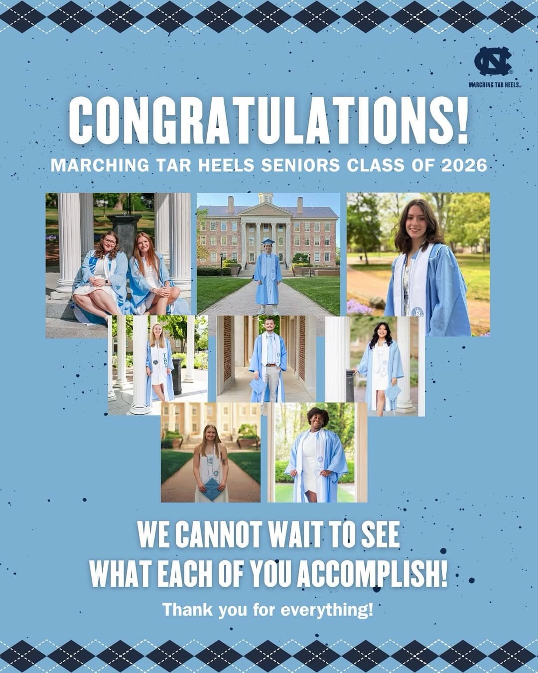 Post 3 by UNC Bands on Instagram (image)