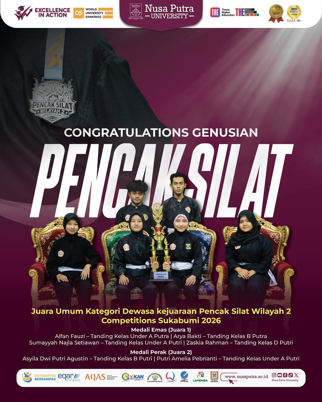 Post 8 by Universitas Nusa Putra on Instagram (image)