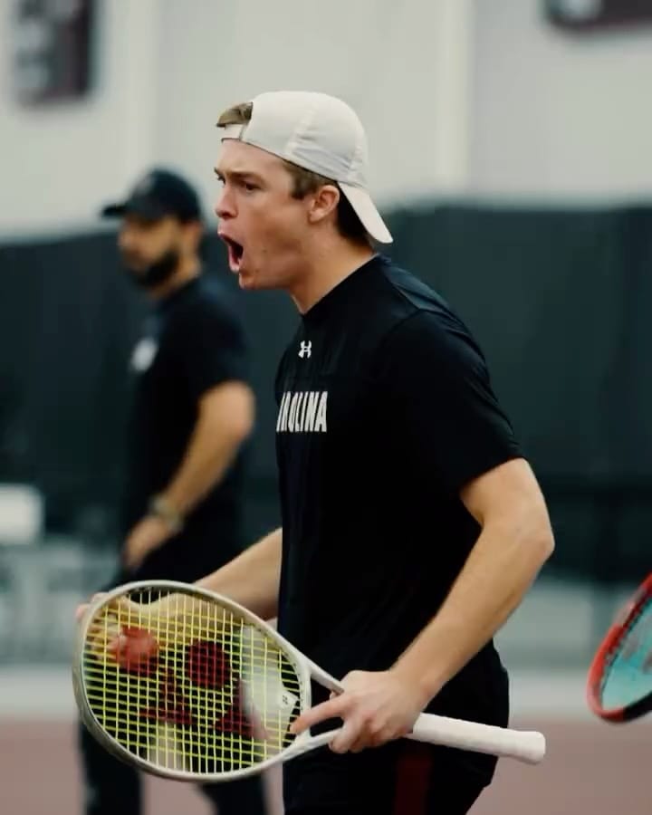 Post 9 by South Carolina Men's Tennis on Instagram (video)