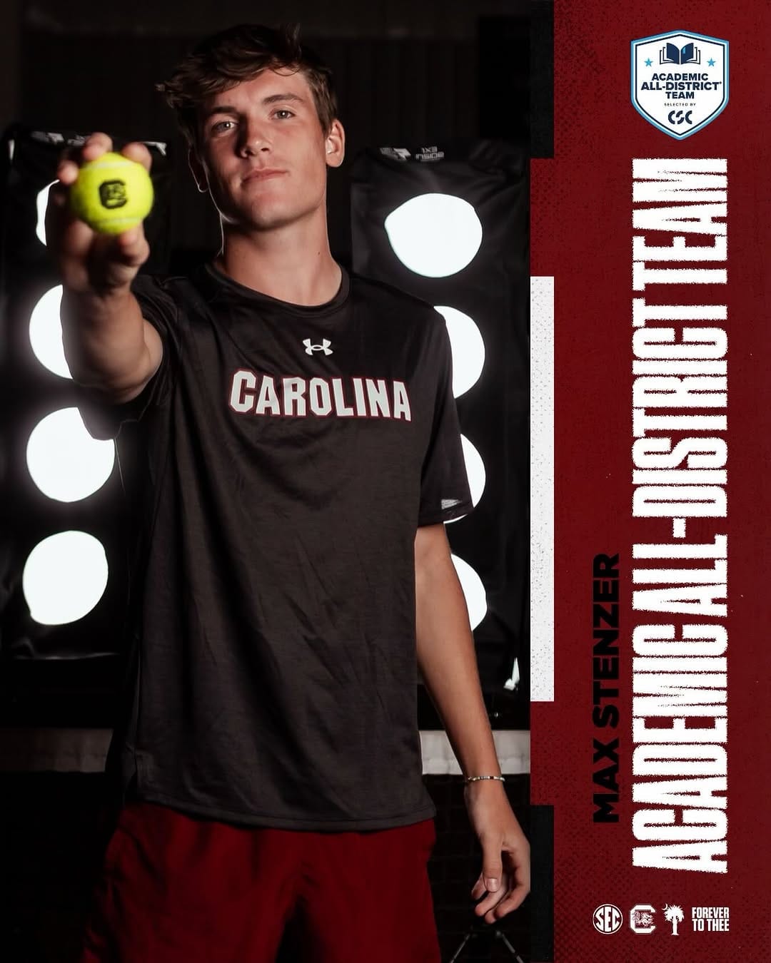 Post 1 by South Carolina Men's Tennis on Instagram (image)