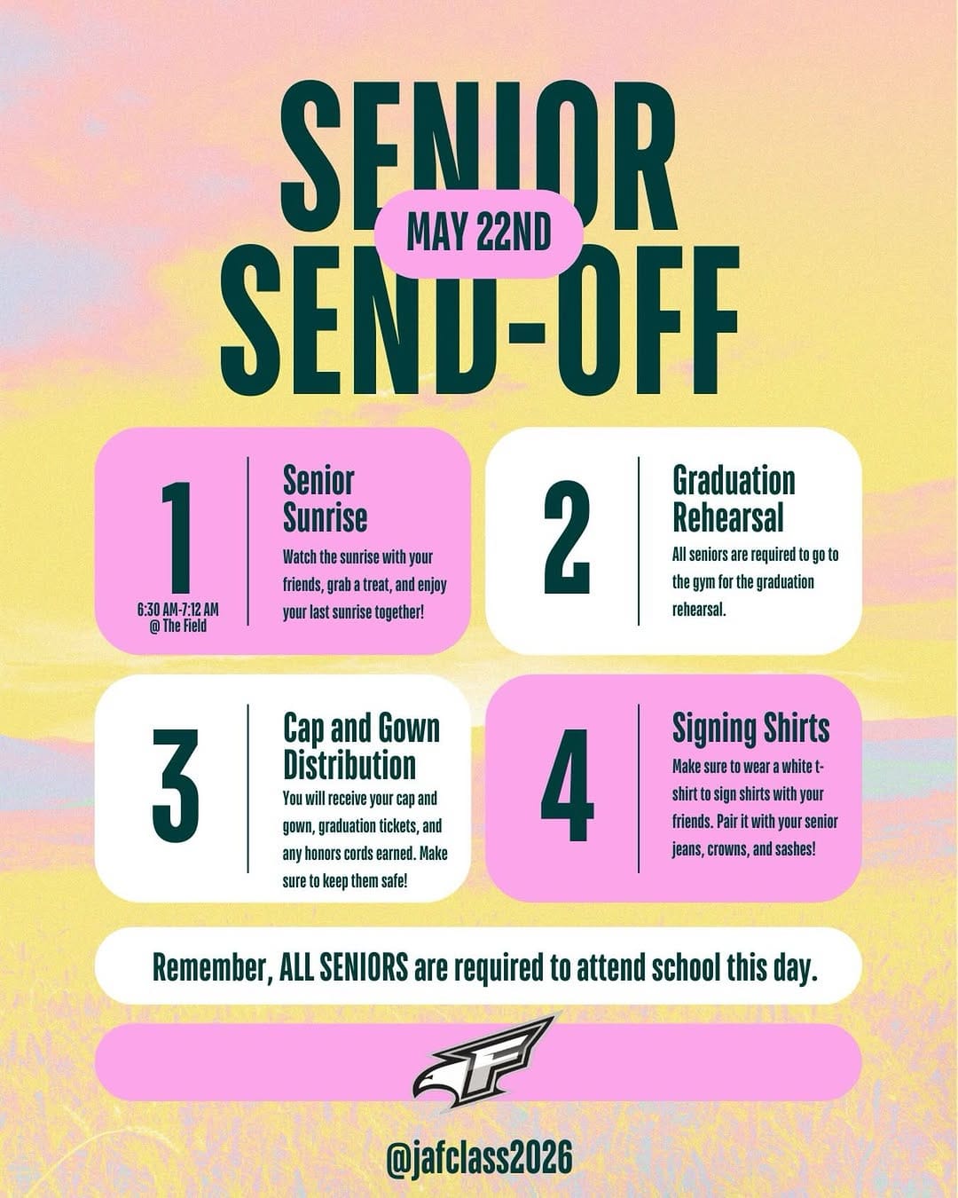 Post 2 by John A. Ferguson Senior High on Instagram (image)