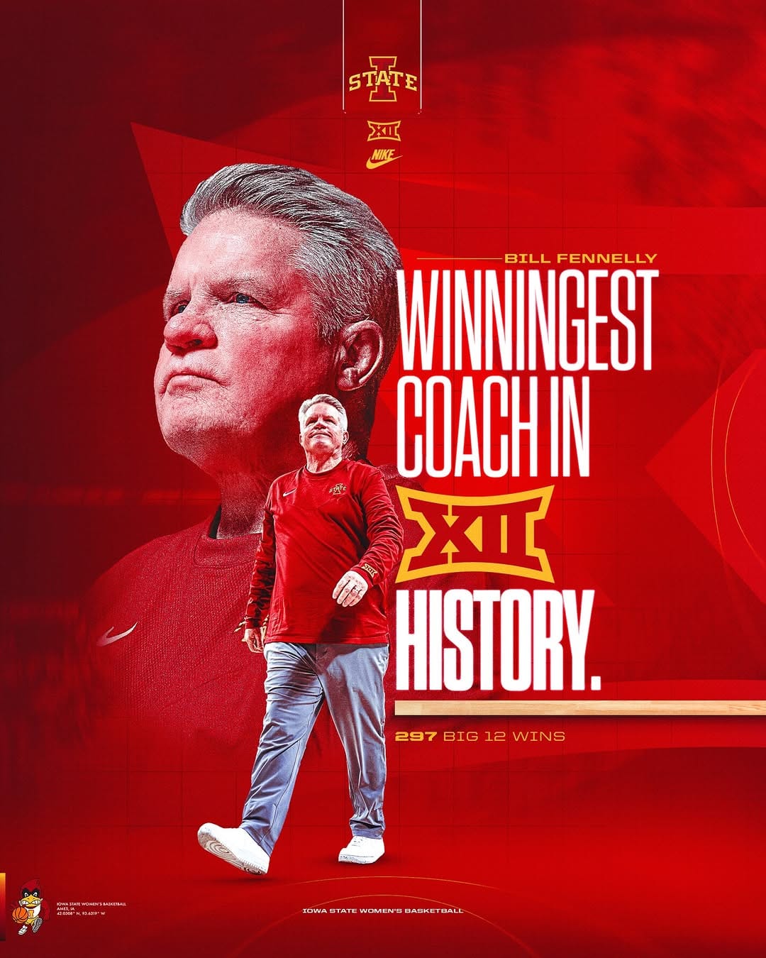 Post 10 by Iowa State Women’s Basketball on Instagram (image)