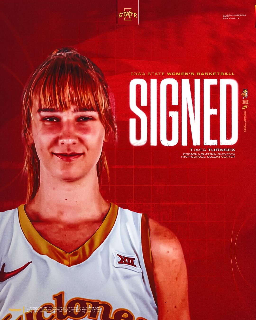 Post 9 by Iowa State Women’s Basketball on Instagram (image)