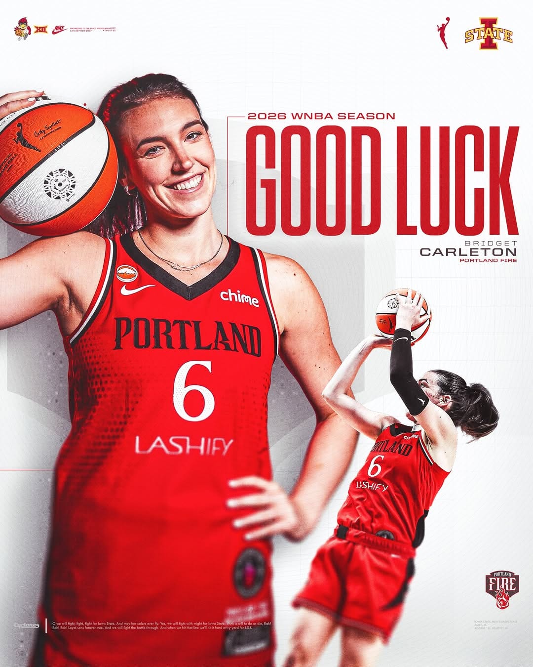 Post 7 by Iowa State Women’s Basketball on Instagram (image)