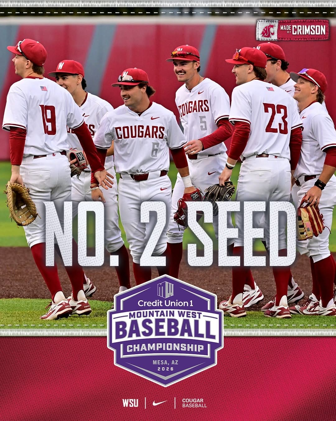 Post 2 by Washington State Baseball on Instagram (image)