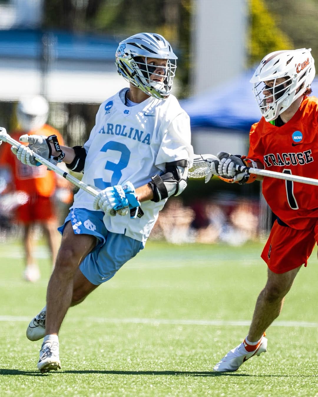 Post 3 by UNC Men’s Lacrosse on Instagram (carousel)