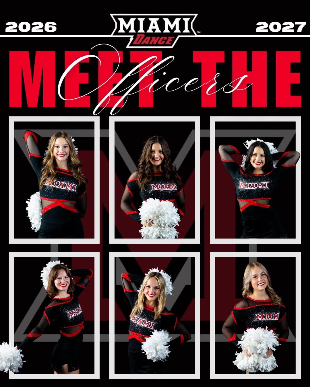 Post 6 by Miami University Dance Team on Instagram (carousel)