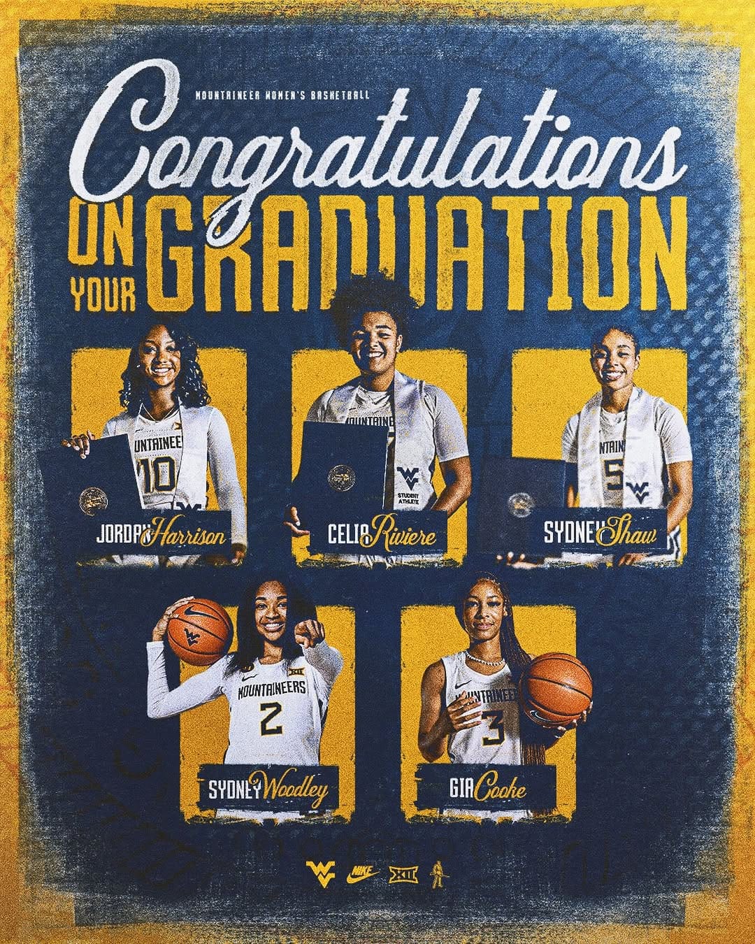 Post 2 by WVU Women's Basketball on Instagram (image)