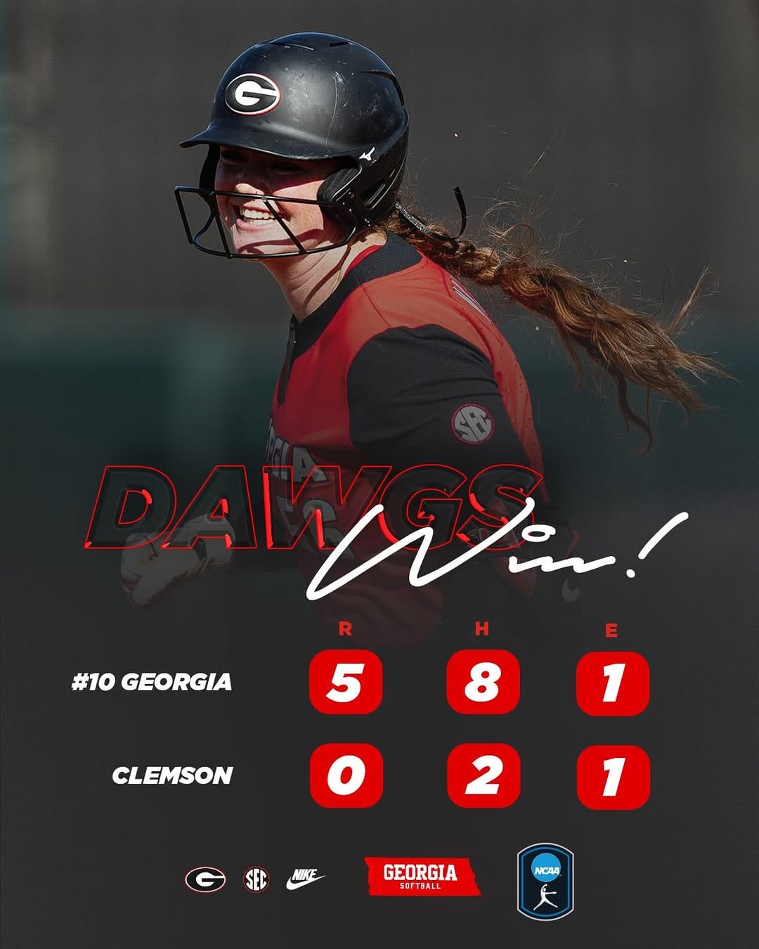 Post 5 by Georgia Softball on Instagram (carousel)