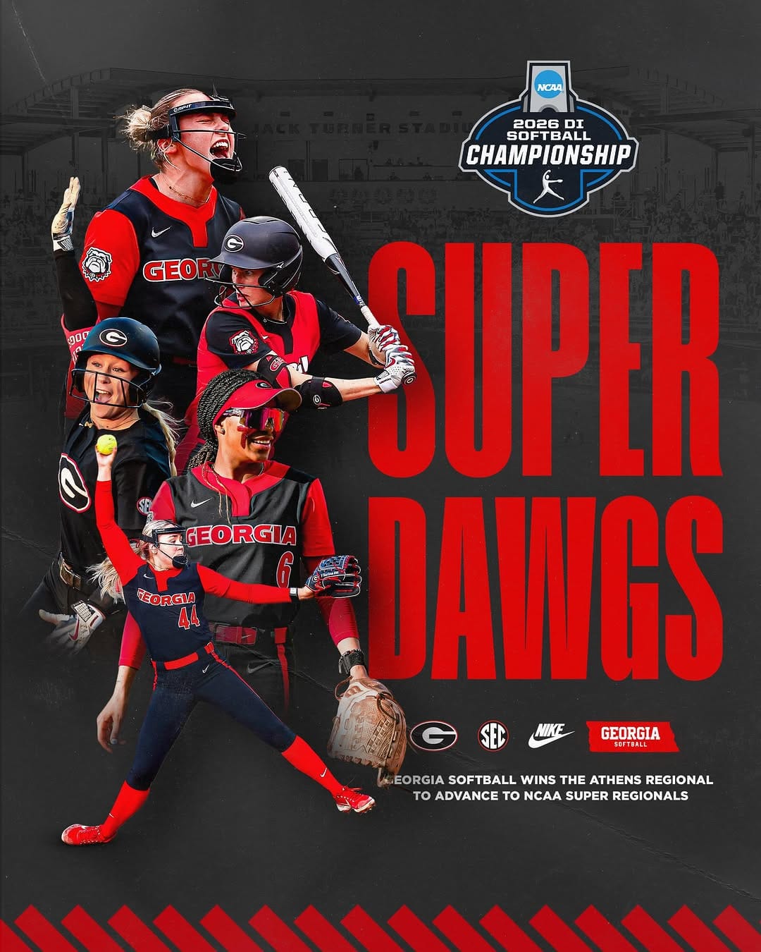 Post 1 by Georgia Softball on Instagram (carousel)