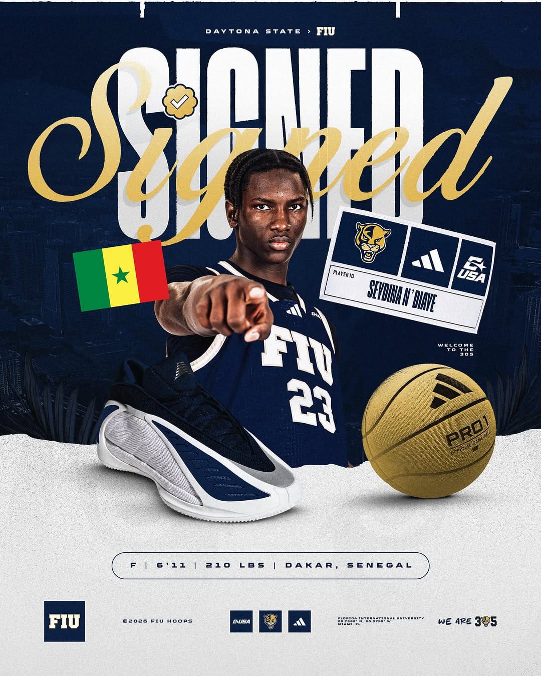 Post 2 by FIU Men's Basketball on Instagram (carousel)