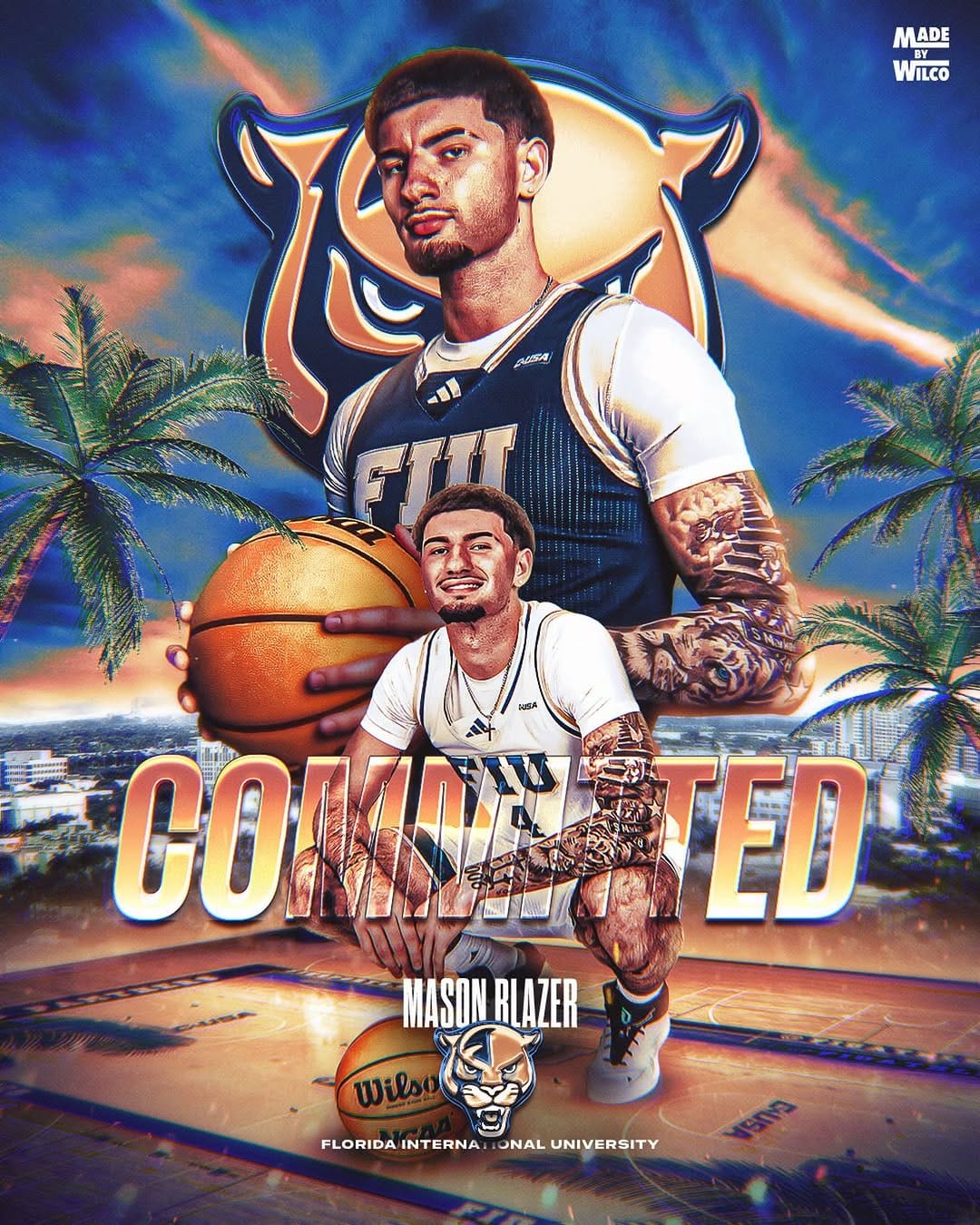 Post 8 by FIU Men's Basketball on Instagram (image)