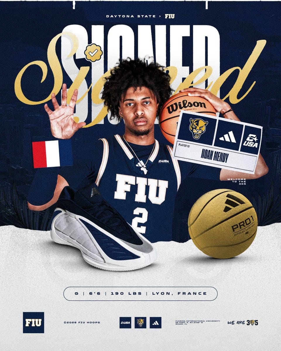 Post 7 by FIU Men's Basketball on Instagram (carousel)