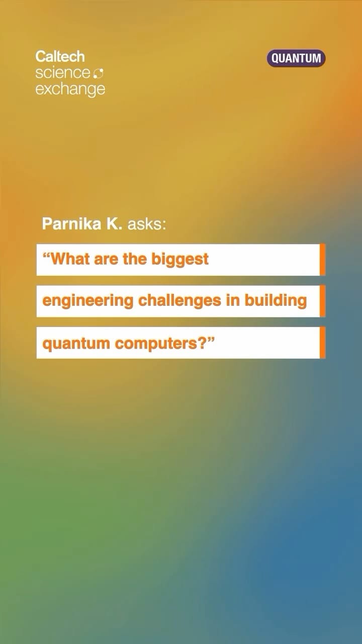 Post 8 by Caltech on Instagram (video)