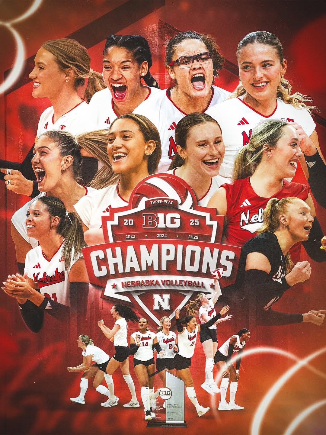 Post 8 by Nebraska Volleyball on Instagram (image)