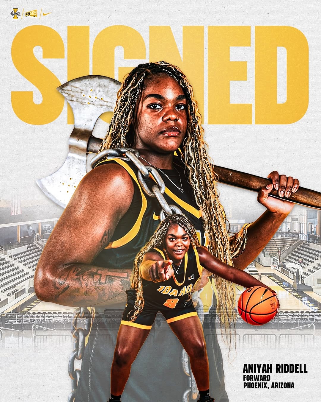 Post 4 by Idaho Women’s Basketball on Instagram (image)