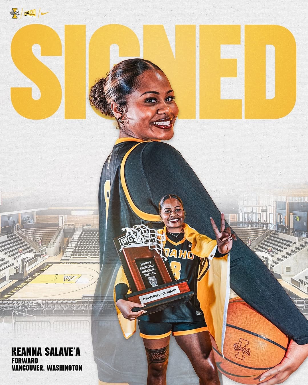 Post 3 by Idaho Women’s Basketball on Instagram (image)