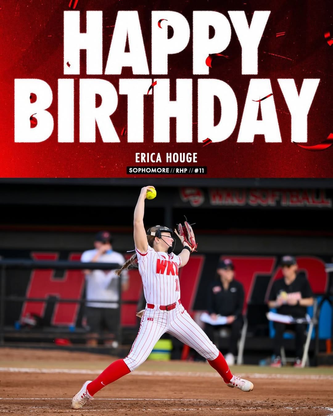 Post 1 by WKU Softball on Instagram (image)