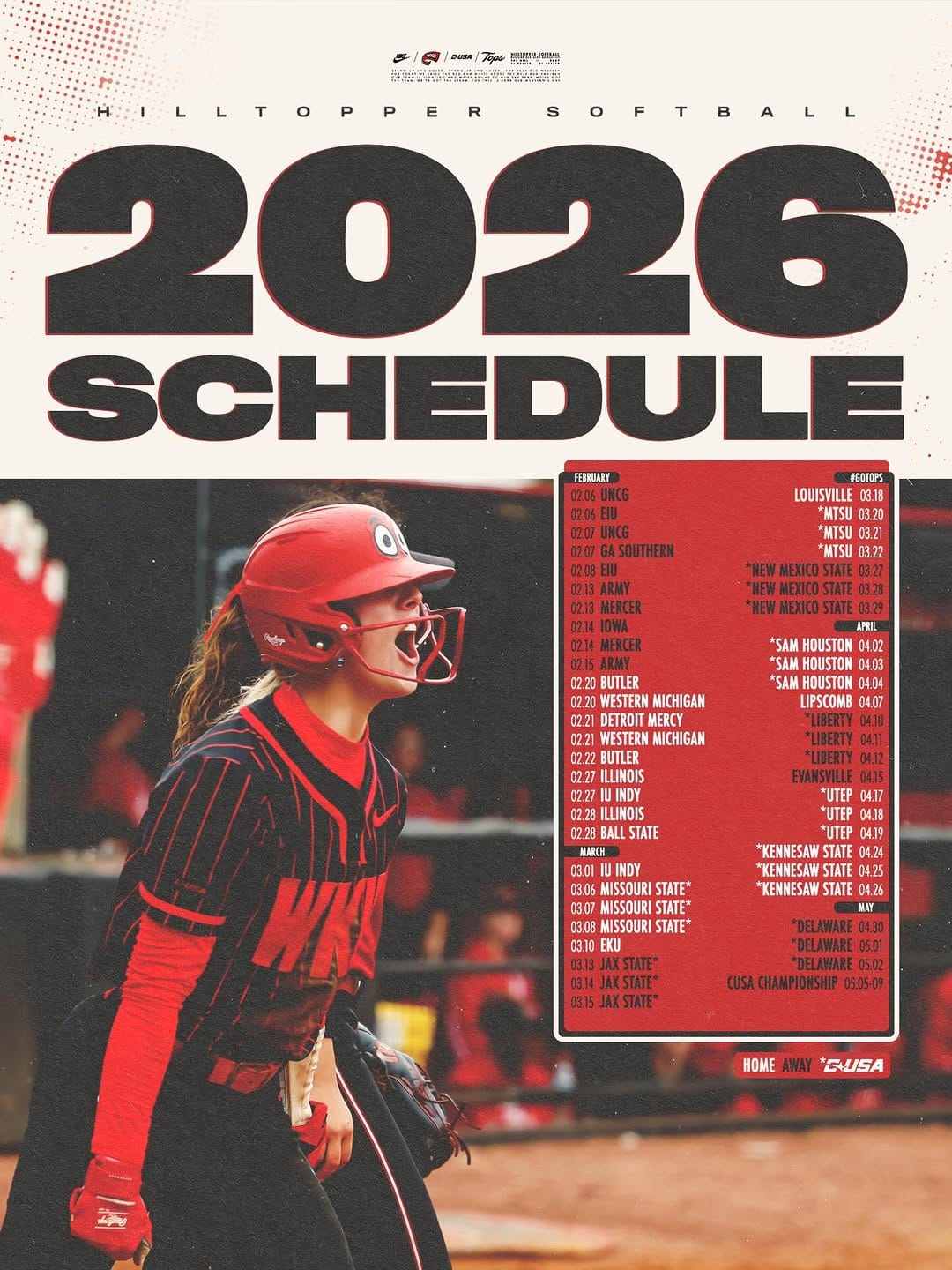 Post 10 by WKU Softball on Instagram (image)