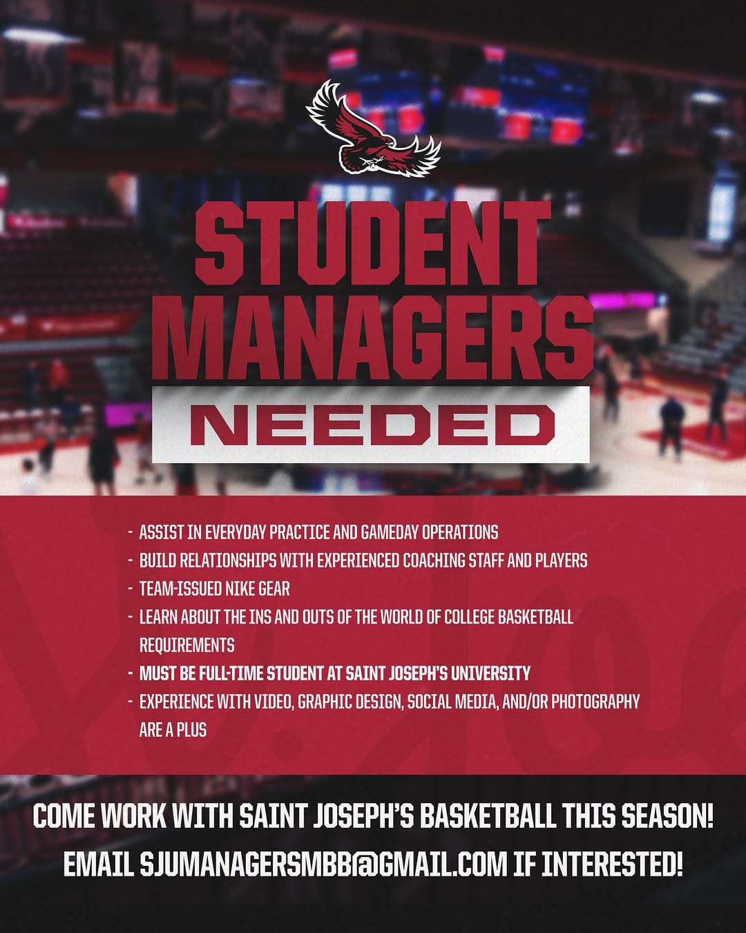 Post 3 by Saint Joseph’s Basketball on Instagram (image)