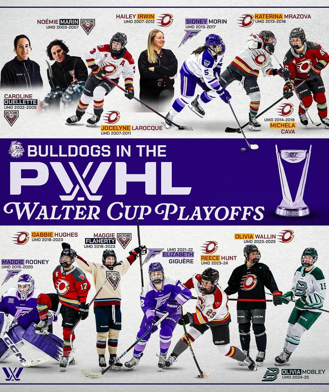 Post 9 by UMD Women's Hockey on Instagram (image)