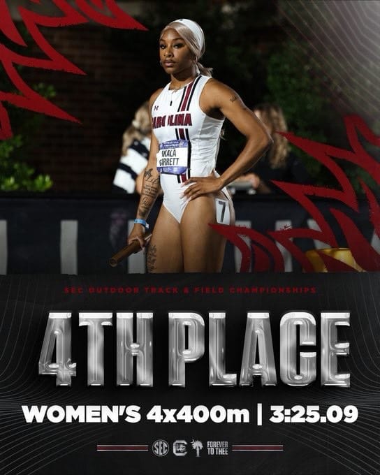 Post 3 by South Carolina Track & Field/Cross Country on Instagram (carousel)