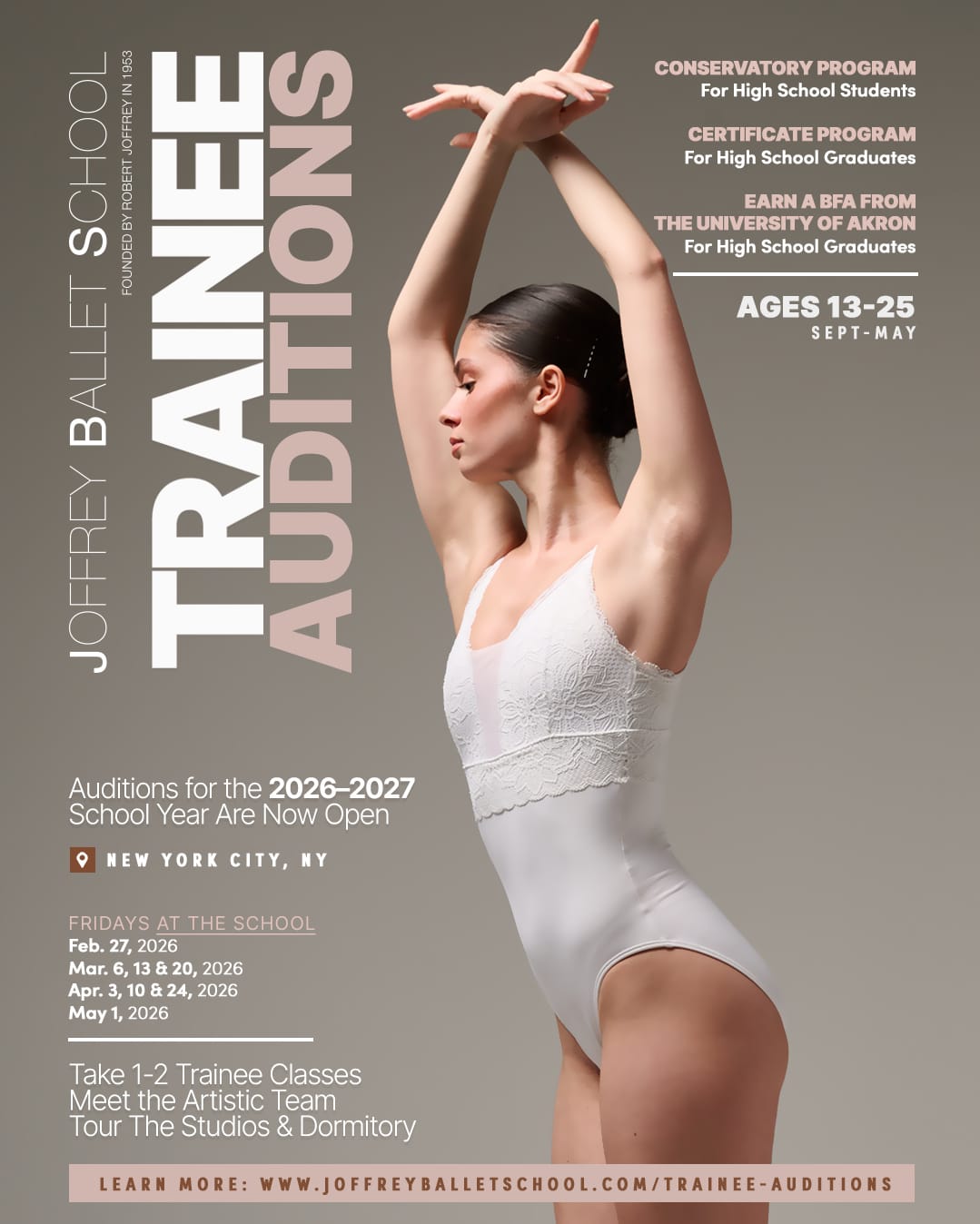 Post 8 by Joffrey Ballet School on Instagram (image)