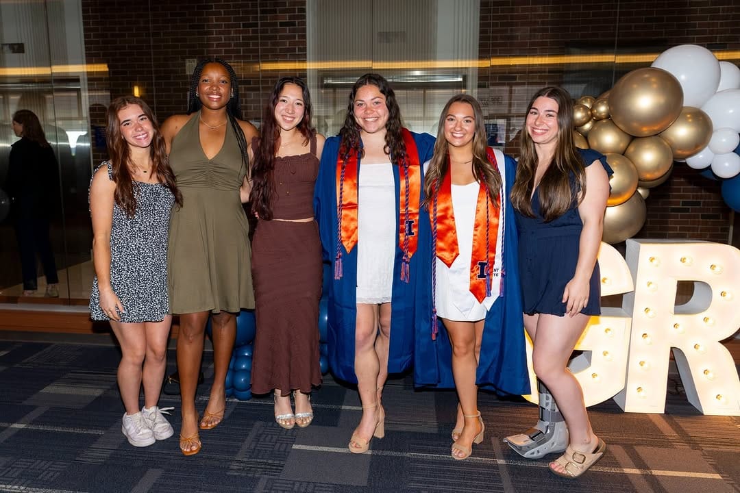 Post 1 by Illinois Women's Gymnastics on Instagram (carousel)