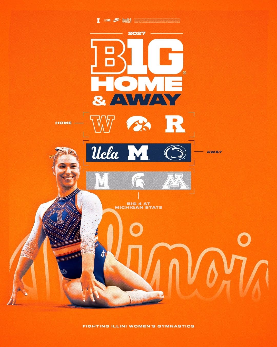 Post 2 by Illinois Women's Gymnastics on Instagram (image)