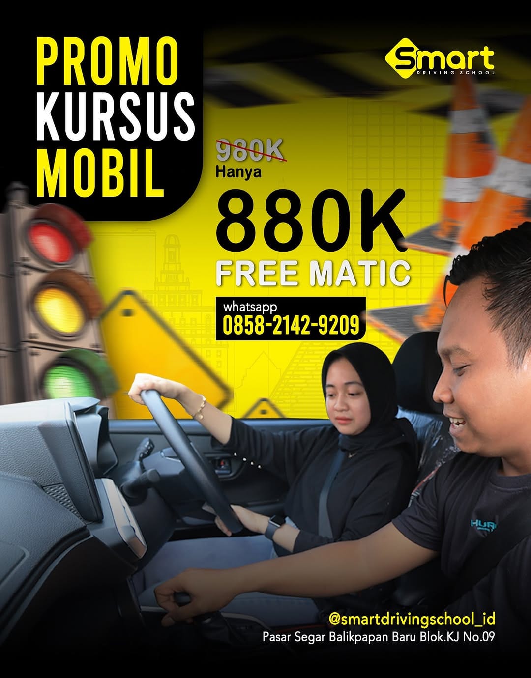 Post 8 by KURSUS MENGEMUDI BALIKPAPAN on Instagram (image)