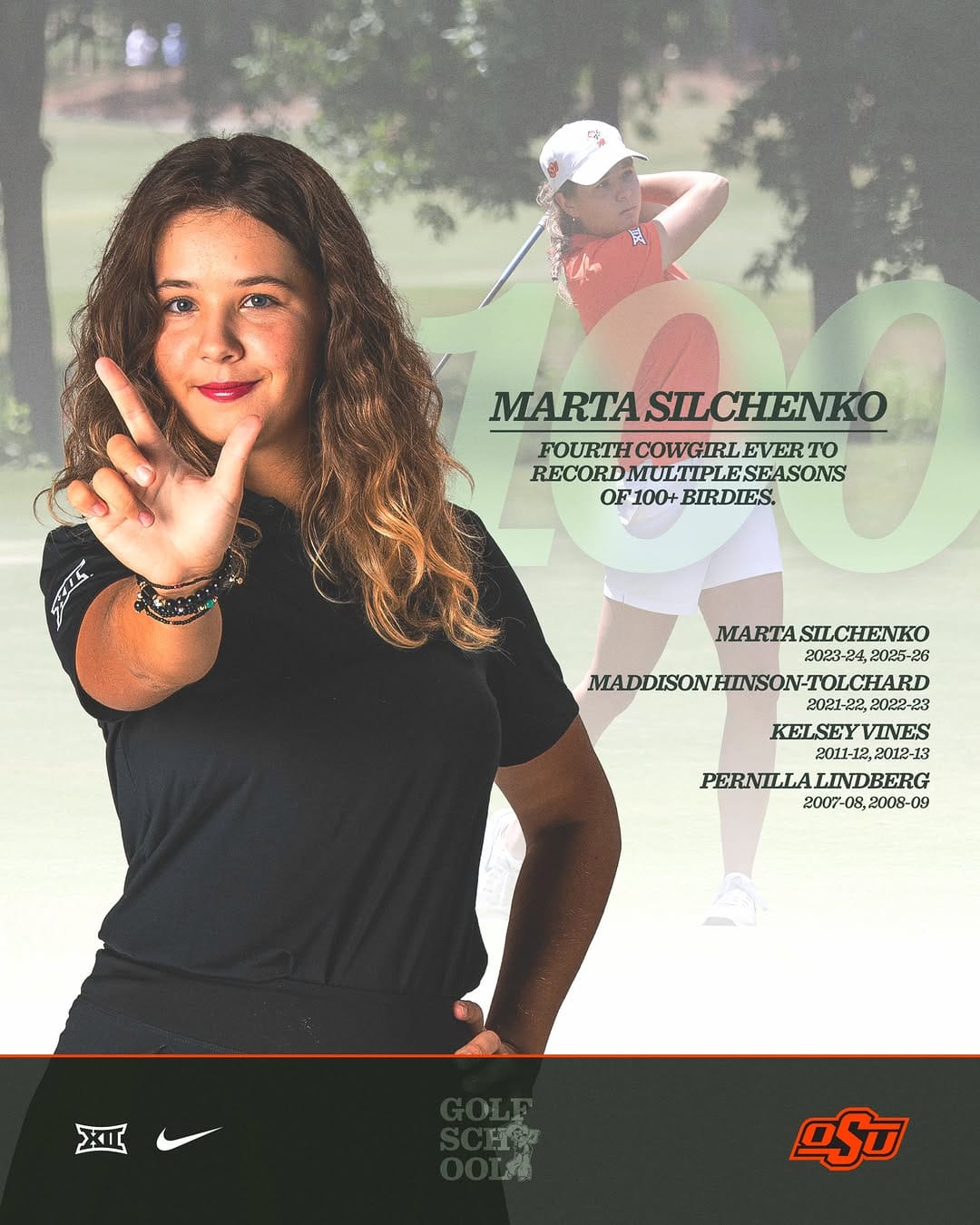 Post 1 by OSU Cowgirl Golf on Instagram (image)