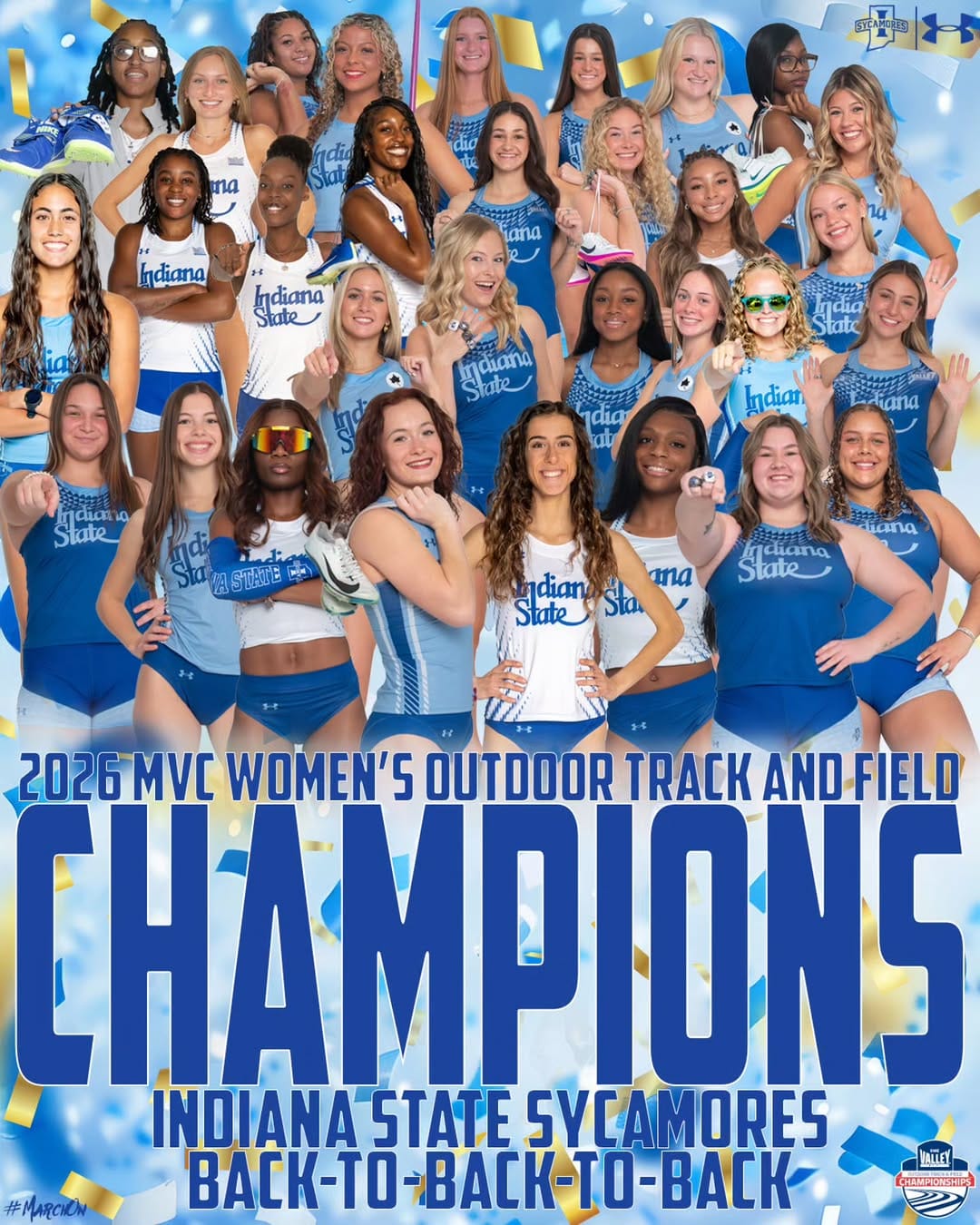 Post 2 by Indiana State Track and Field on Instagram (image)