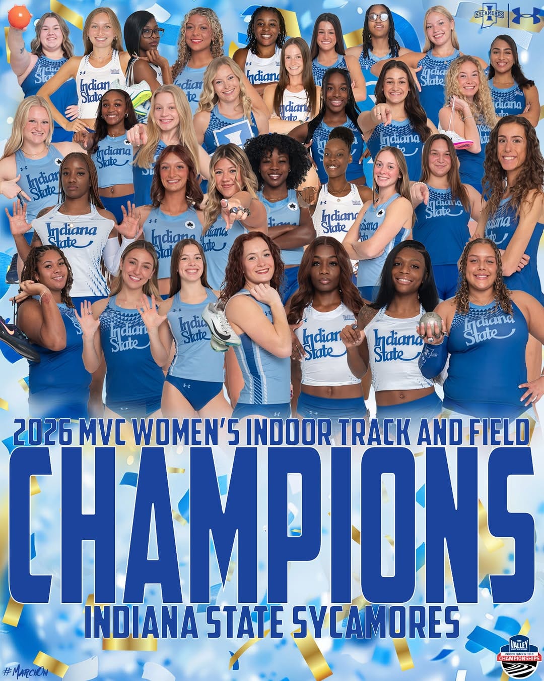 Post 10 by Indiana State Track and Field on Instagram (image)