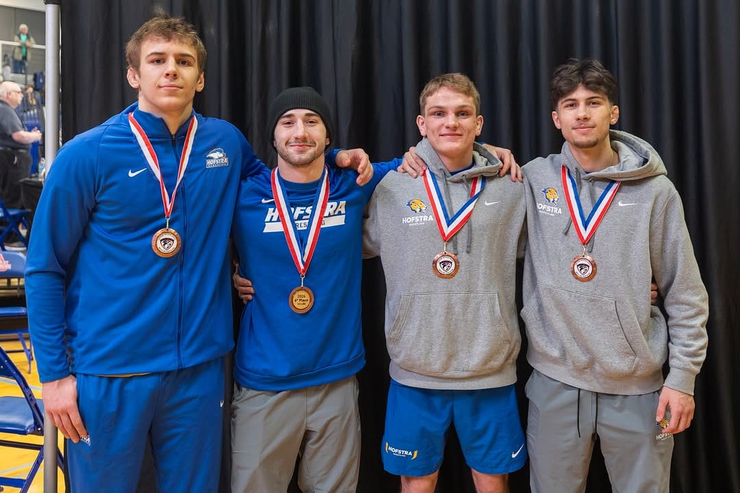 Post 9 by Hofstra Wrestling on Instagram (carousel)
