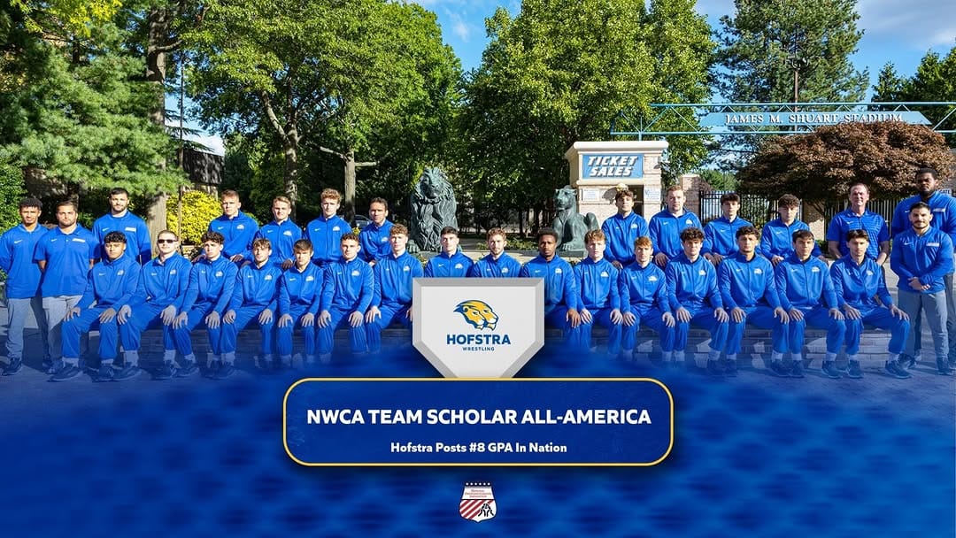 Post 8 by Hofstra Wrestling on Instagram (image)