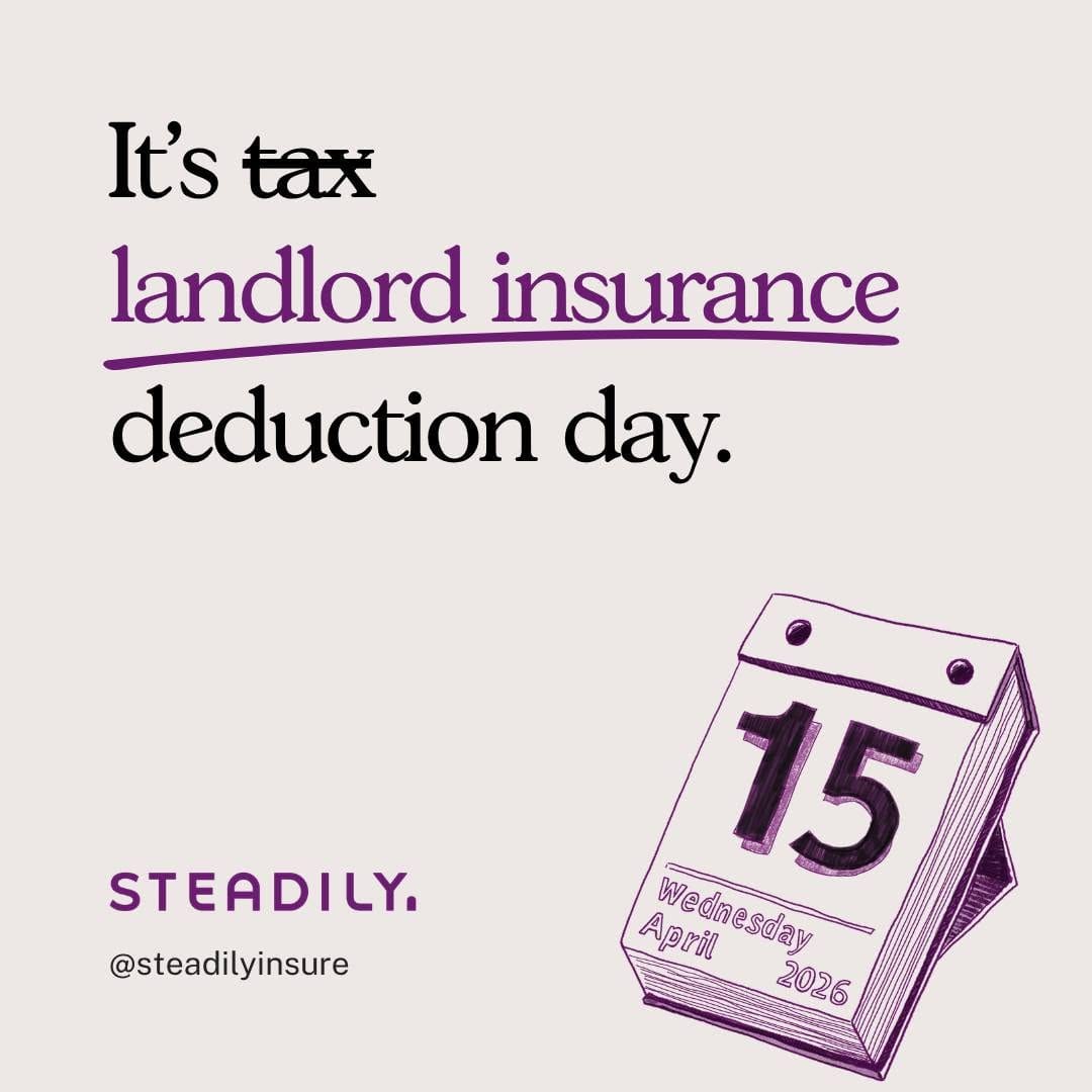 Post 8 by Steadily | Landlord Insurance on Instagram (image)