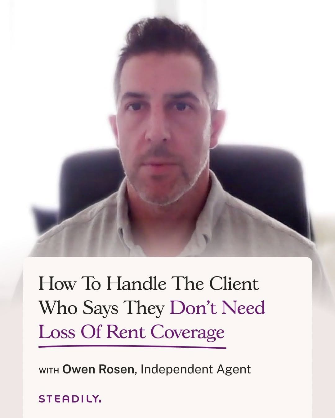 Post 7 by Steadily | Landlord Insurance on Instagram (video)