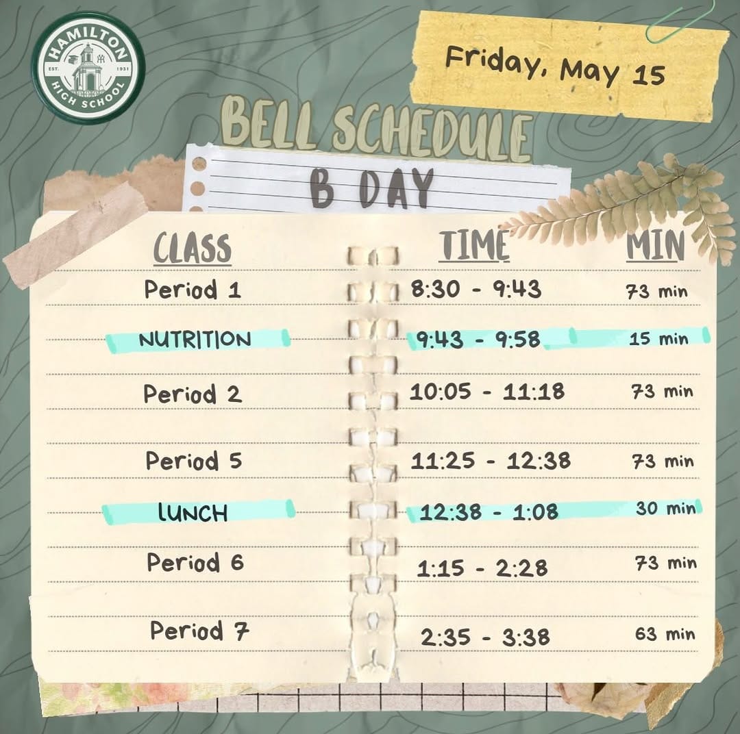 Post 2 by Hamilton High School on Instagram (image)