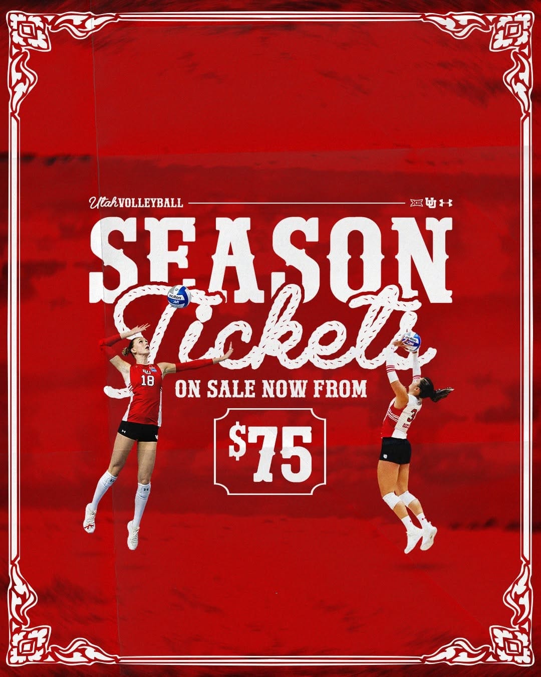 Post 2 by Utah Volleyball on Instagram (image)