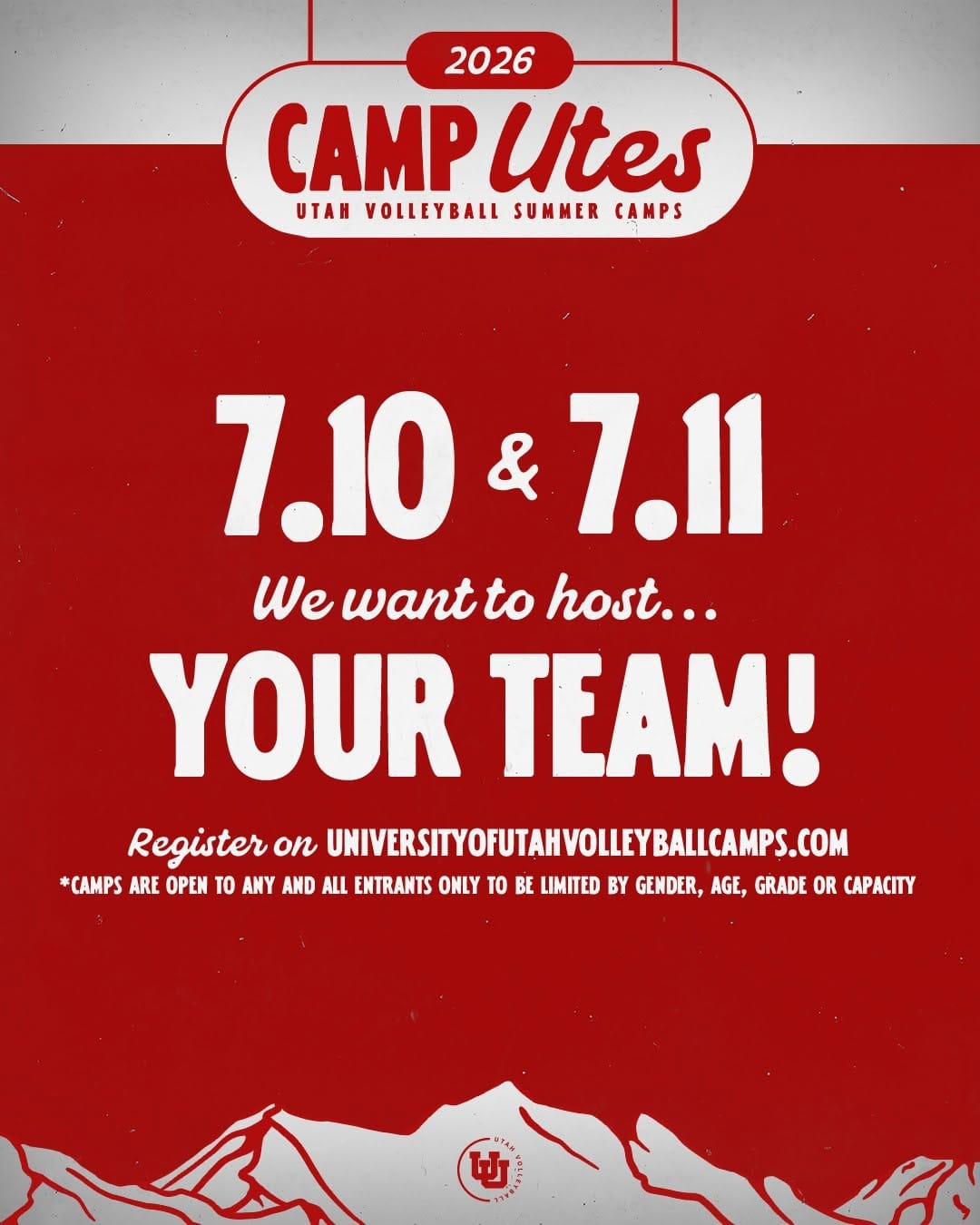 Post 7 by Utah Volleyball on Instagram (image)