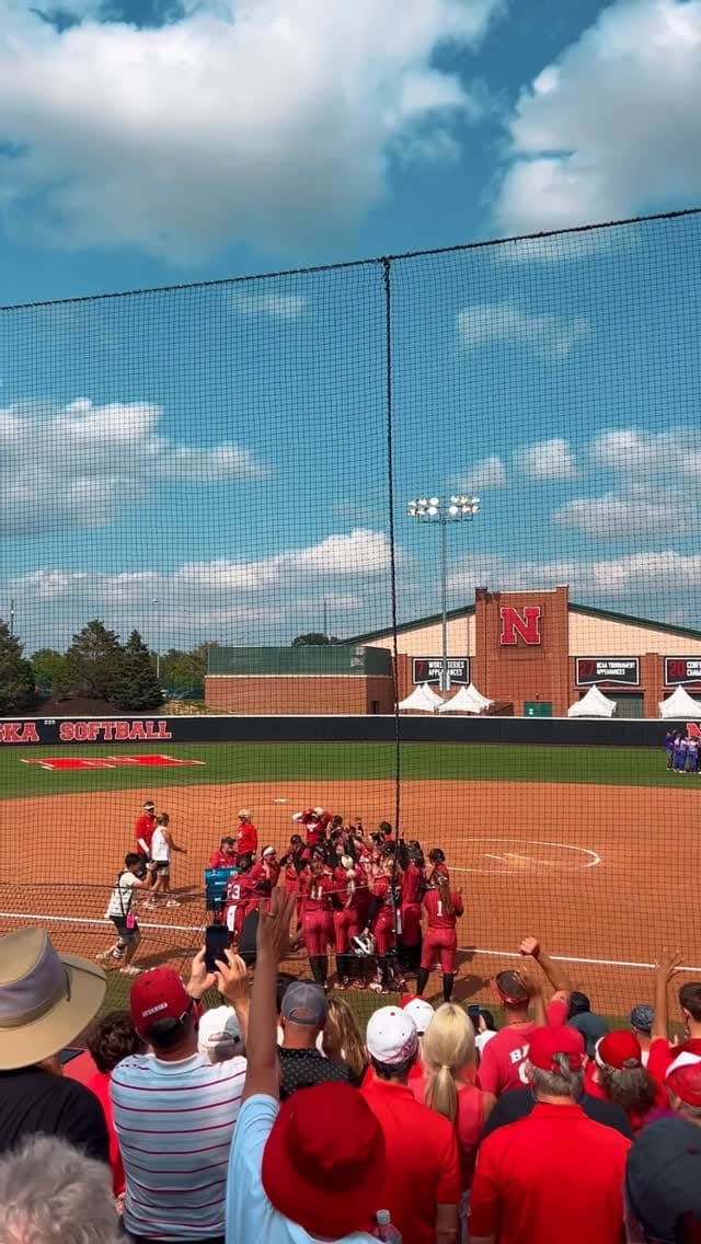 Post 6 by Nebraska Softball on Instagram (video)