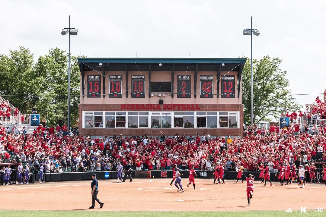 Post 7 by Nebraska Softball on Instagram (image)