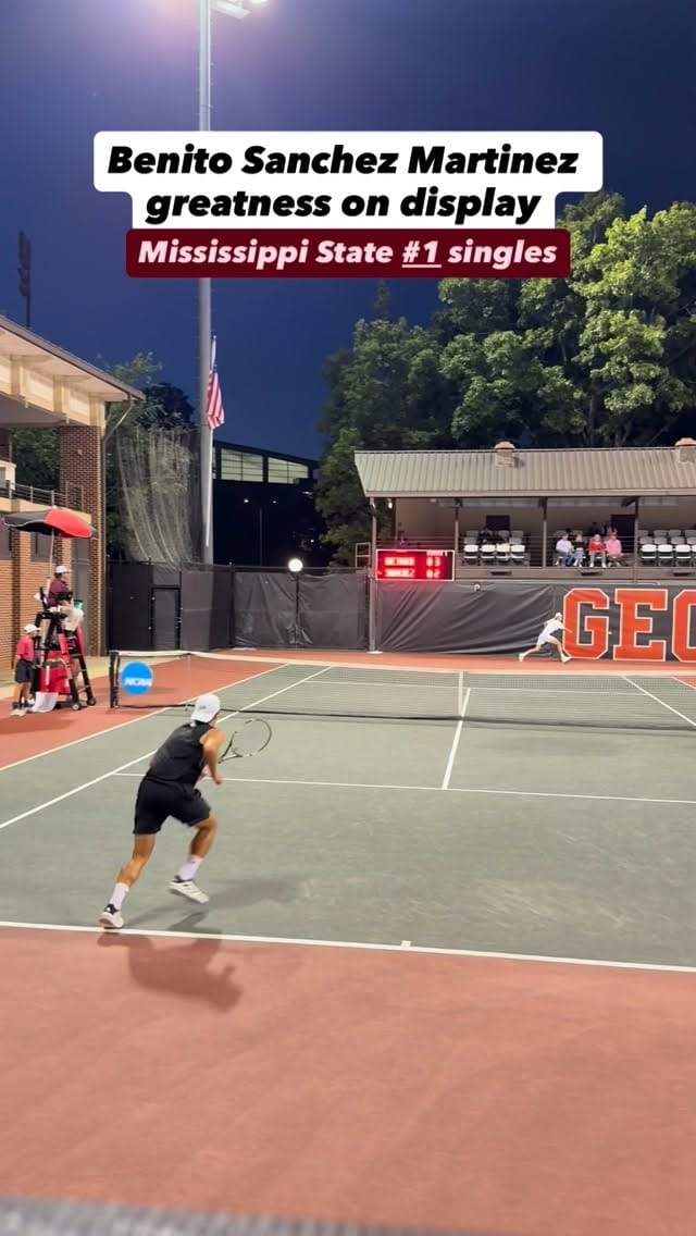 Post 4 by Mississippi State Men's Tennis on Instagram (video)