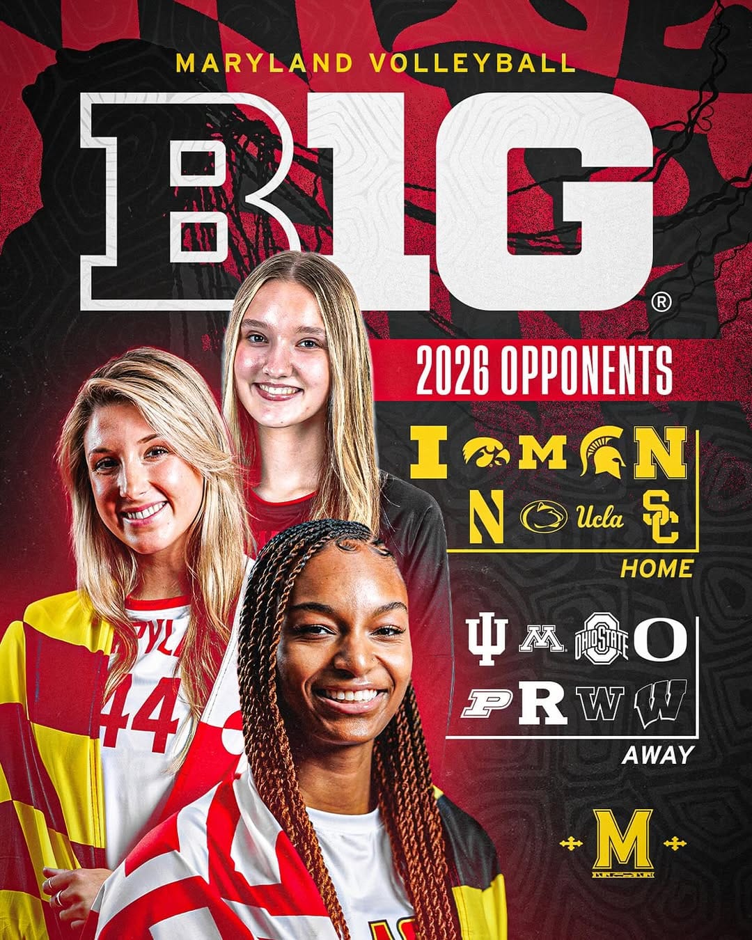 Post 9 by Maryland Volleyball on Instagram (image)