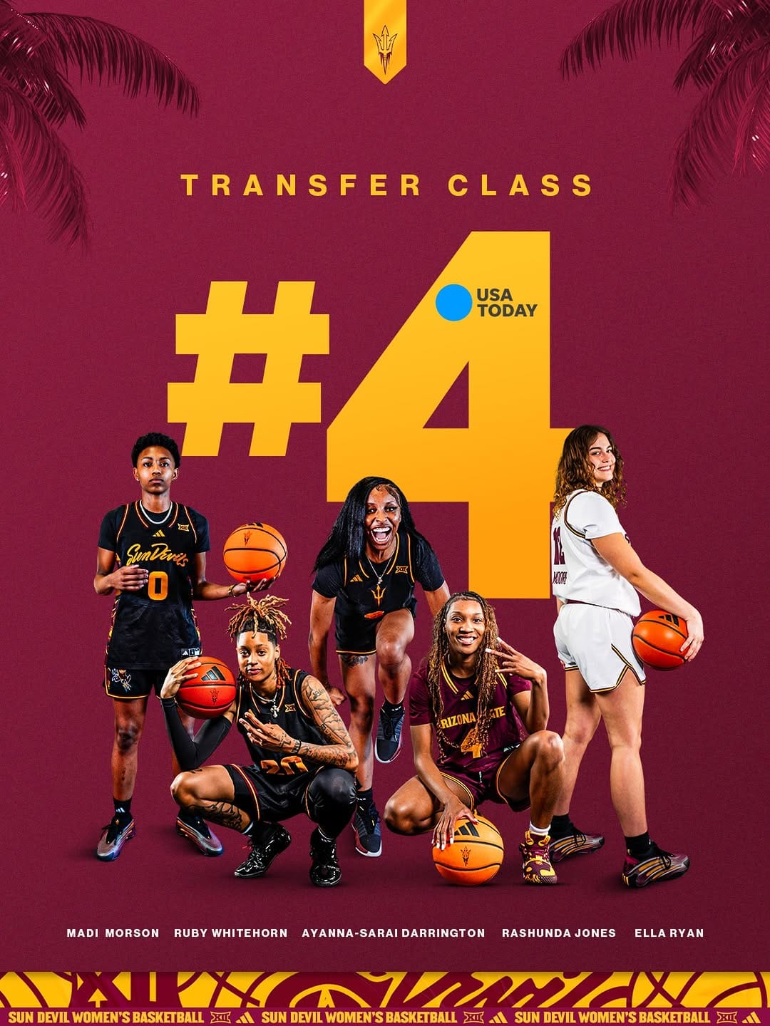 Post 5 by Sun Devil Women's Basketball on Instagram (image)