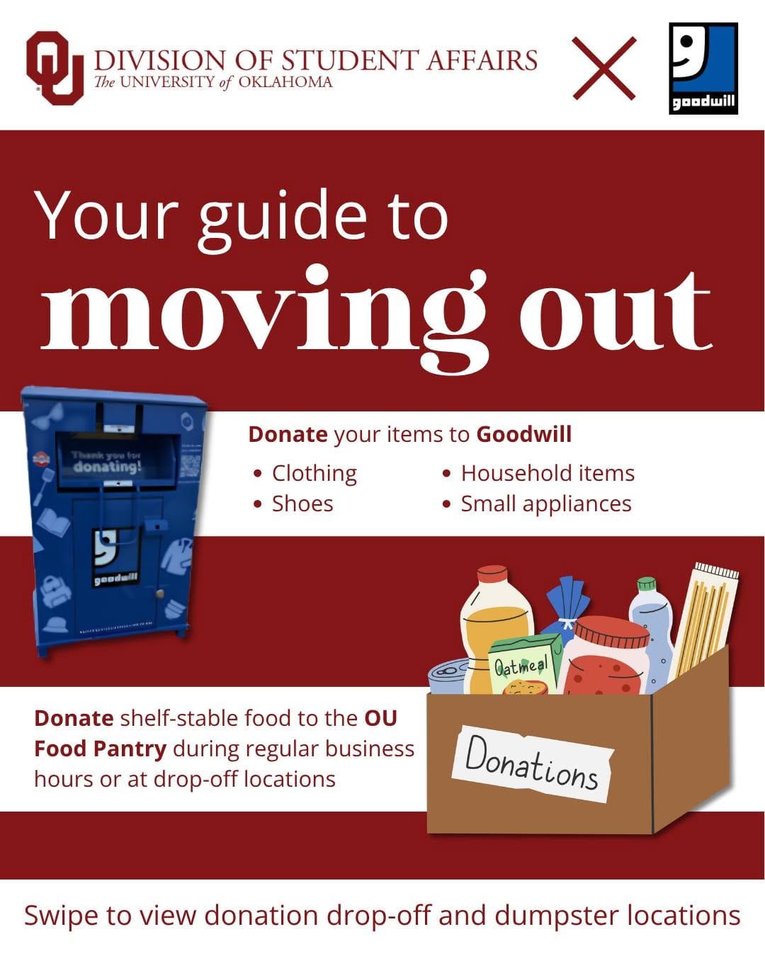 Post 7 by OU Division of Student Affairs on Instagram (carousel)